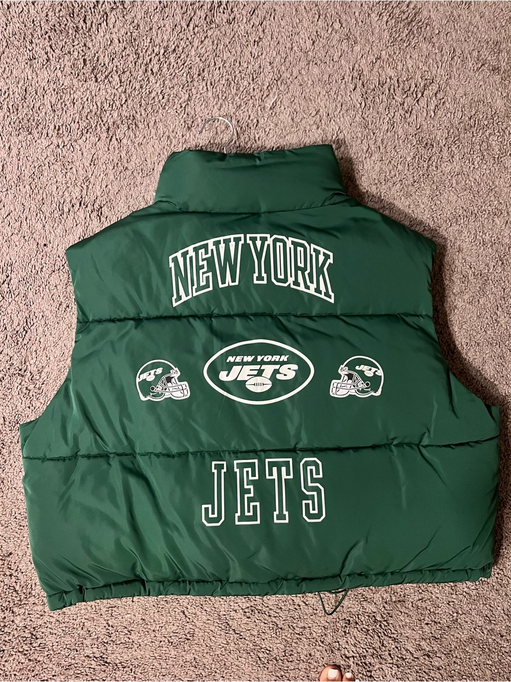 NFL Green Insulated Jacket with NFL Patch - Picture 7 of 7